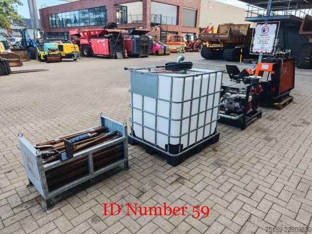 Boormachine Geodrill HDD 4.8T Drill Flush and Spool instalation