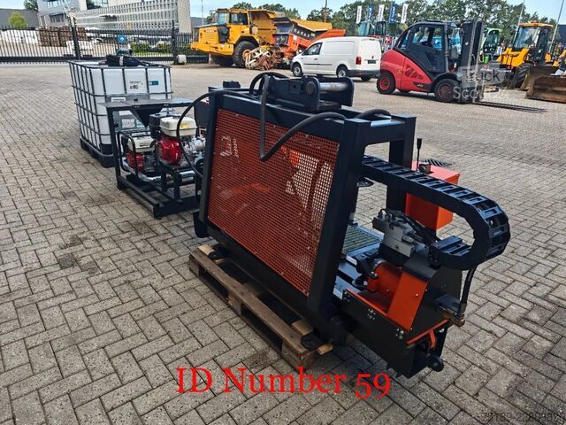 Boormachine Geodrill HDD 4.8T Drill Flush and Spool instalation