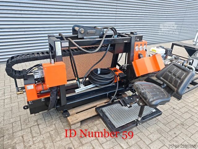 Boormachine Geodrill HDD 4.8T Drill Flush and Spool instalation