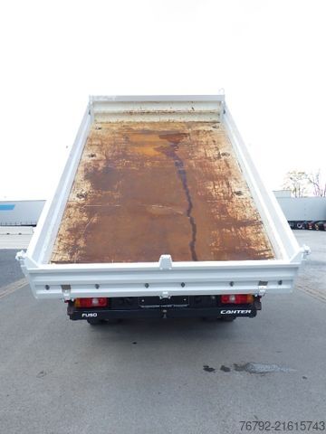 Tippbil skåpbil FUSO 7 C 18 Kipper 3,9m/Palfinger Kran/Greifer/2xAHK