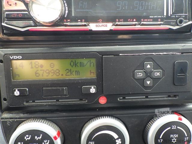 Trevägs tippbil FUSO 7 C 18 Kipper 3,9m/Palfinger Kran/Greifer/2xAHK