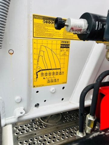 Three-sided tipper truck MERCEDES-BENZ Arocs 1835  4x4 Meiller Fassi F135 Kran Kipper