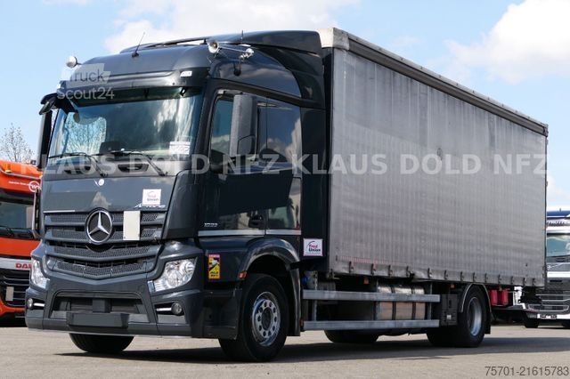 Box truck MERCEDES-BENZ Actros 1833 Pritsche Plane Edscha LBW Euro 6