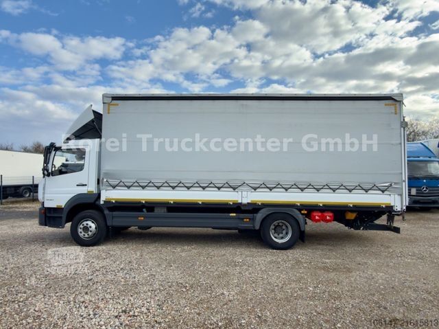 LKW mit Pritsche & Plane MERCEDES-BENZ 1530L E6C, 16to, Klima, Automatik, AHK, LBW 1.5t
