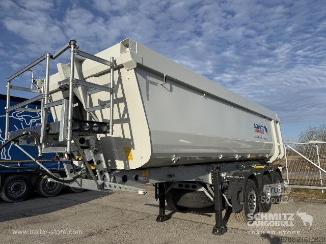 Tipper semitrailer Schmitz Cargobull Tipper Steel half pipe body