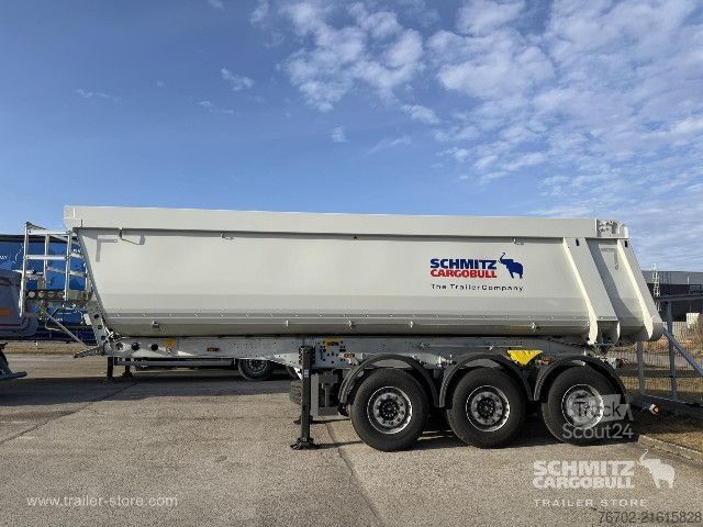 Tipper semitrailer Schmitz Cargobull Tipper Steel half pipe body