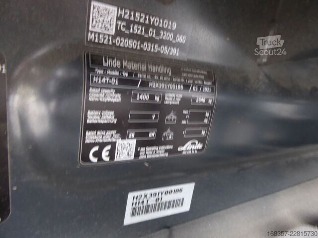 Empilhadeira frontal Linde H14T-01