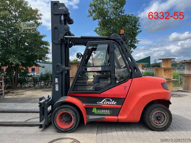 Voorlader vorkheftruck Linde H 80 D 02 900