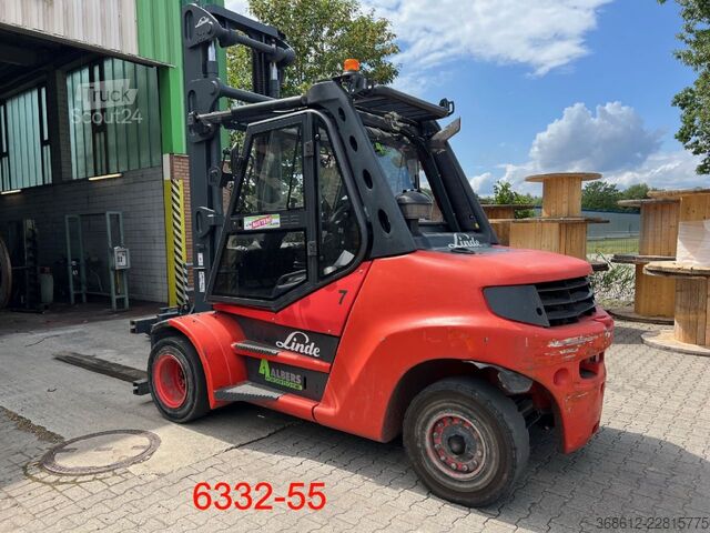 Voorlader vorkheftruck Linde H 80 D 02 900