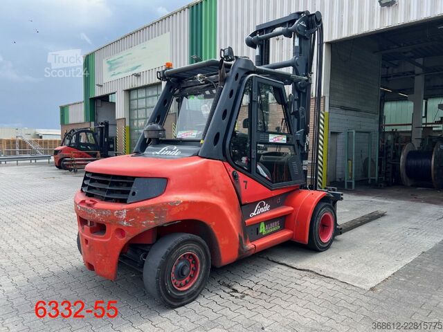 Voorlader vorkheftruck Linde H 80 D 02 900