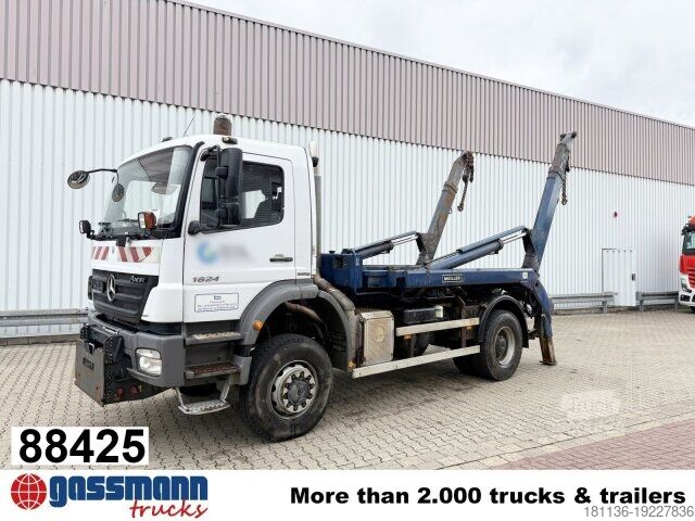 Kiepwagen Mercedes-Benz Axor 1824 AK 4x4, Tele-Absetzer,