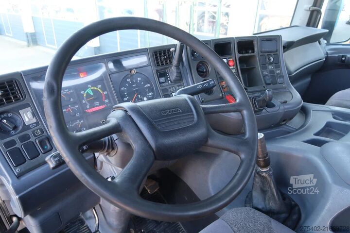 Skraldevogn Scania 124c 420 8X4/ MANUAL/ RETARDER/ MEILLER-KIPPER/...