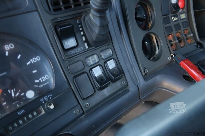 Skraldevogn Scania 124c 420 8X4/ MANUAL/ RETARDER/ MEILLER-KIPPER/...