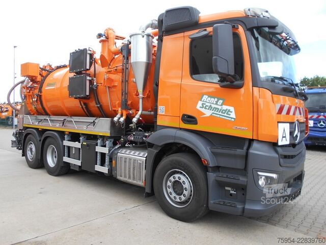 Vakuuminė cisterna sunkvežimis Mercedes-Benz Actros 2551 L 6x2 / Domos 15