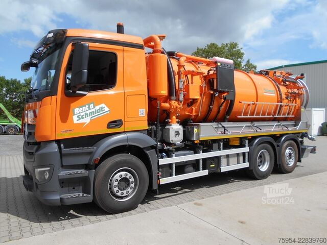 Vakuuminė cisterna sunkvežimis Mercedes-Benz Actros 2551 L 6x2 / Domos 15