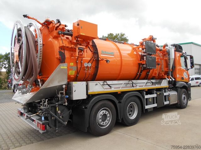 Vakuuminė cisterna sunkvežimis Mercedes-Benz Actros 2551 L 6x2 / Domos 15