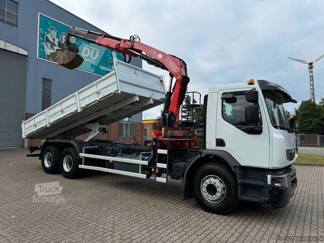 Autolaadkraan RENAULT Premium Lander 310.26 6x4 Kipper /Kran