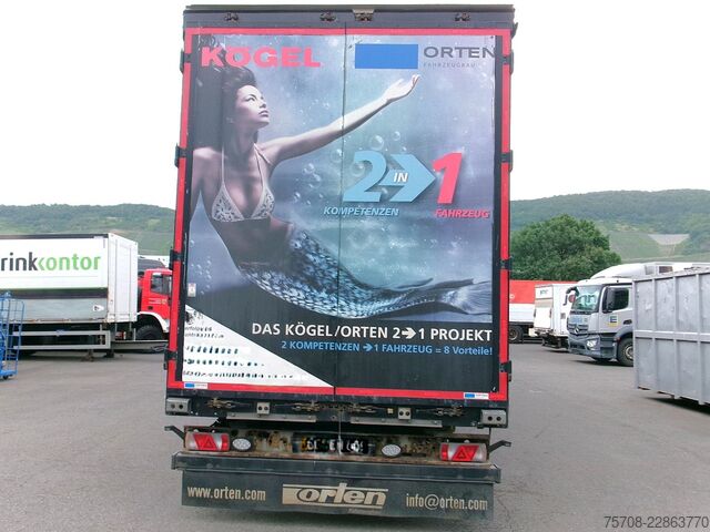 Полуремарке за напитки KÖGEL Mega Orten SafeServer 2in1*Hubdach*Enteisung*SAF