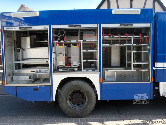 Škatlasti tovornjak IVECO Iveco FF 135 E 4x4  Doppelkabiene   Koffer THW