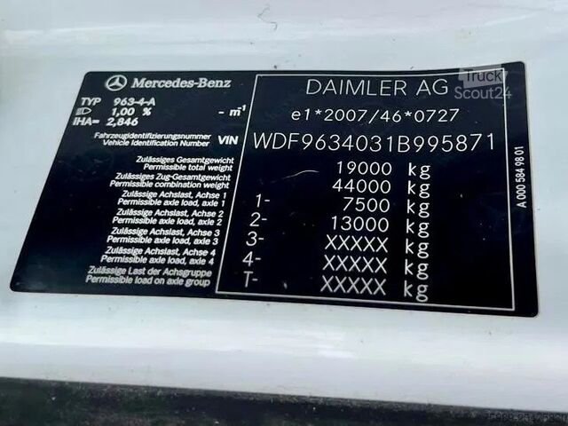 Standaard-SZM Mercedes-Benz Actros 1845 WDF9634031B995871,  PTO, HYDRAULIC
