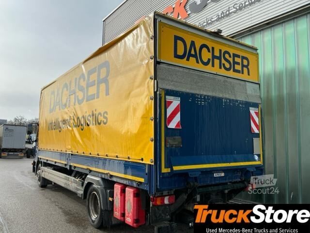 Camion cu platformă și prelată Mercedes-Benz Atego 1530 IN AUFBEREITUNG