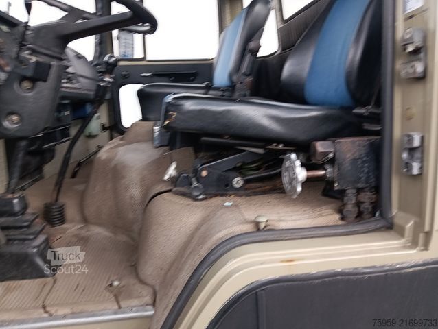 Üç taraflı damperli kamyon MAGIRUS DEUTZ 320D19 FA 4x4 Blatt Schalter 3-Seiten Kipper