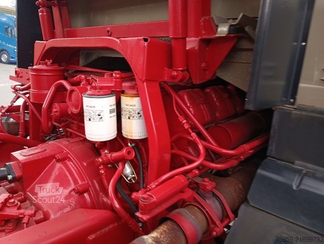 Üç taraflı damperli kamyon MAGIRUS DEUTZ 320D19 FA 4x4 Blatt Schalter 3-Seiten Kipper
