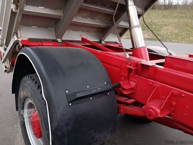 Üç taraflı damperli kamyon MAGIRUS DEUTZ 320D19 FA 4x4 Blatt Schalter 3-Seiten Kipper