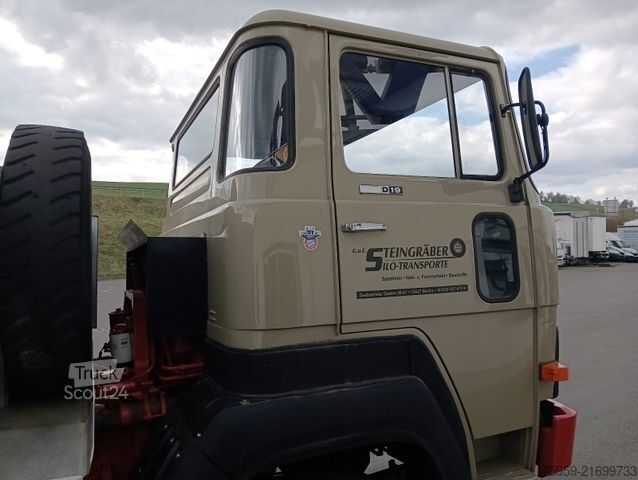Üç taraflı damperli kamyon MAGIRUS DEUTZ 320D19 FA 4x4 Blatt Schalter 3-Seiten Kipper