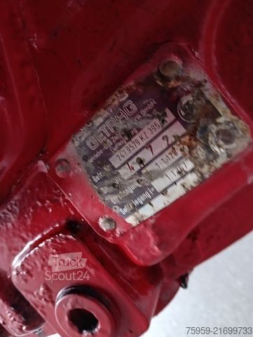 Üç taraflı damperli kamyon MAGIRUS DEUTZ 320D19 FA 4x4 Blatt Schalter 3-Seiten Kipper