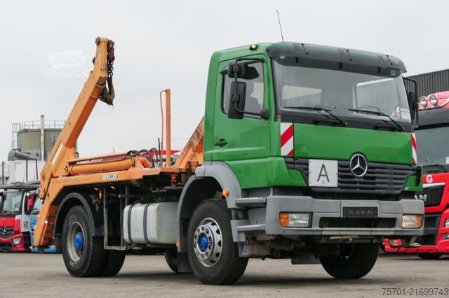 Damperli kamyon MERCEDES-BENZ 1828 Absetzkipper Meiller Blattgefedert