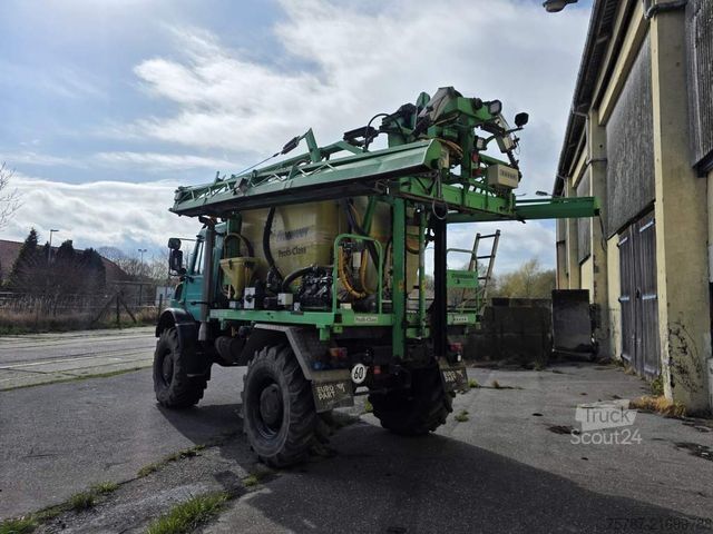 Kamyon şasisi UNIMOG U5000 4x4 Chassis, Standklima, 4374/45