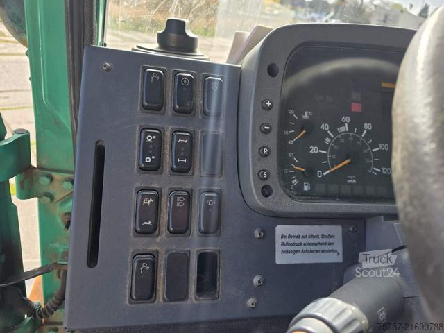 Kamyon şasisi UNIMOG U5000 4x4 Chassis, Standklima, 4374/45