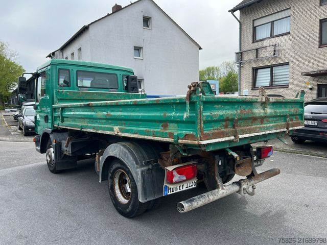 Üç yönlü damperli kamyonet MAN TGL 8.220 MEILLER*Kipphydraulik*No Adblue*