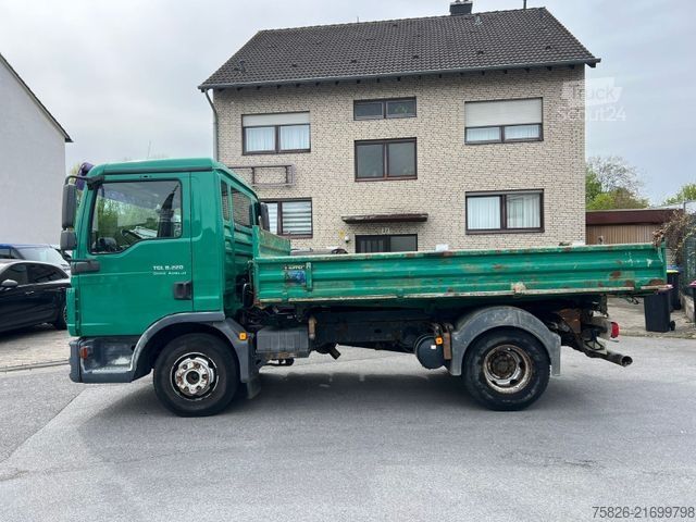 Üç yönlü damperli kamyonet MAN TGL 8.220 MEILLER*Kipphydraulik*No Adblue*