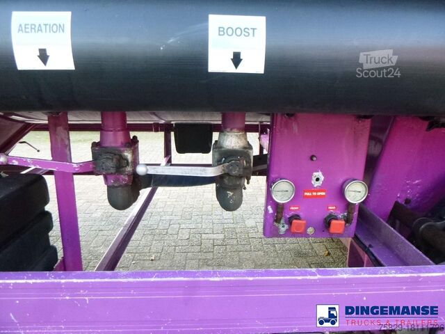 Silo Spitzer Powder tank alu 37 m3 + engine/compressor