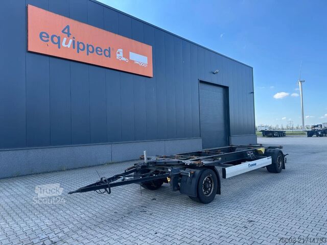 Ремарке на платформата Krone N/A AZ18 MAXI 2-assige aanhanger / BPW + schijf...