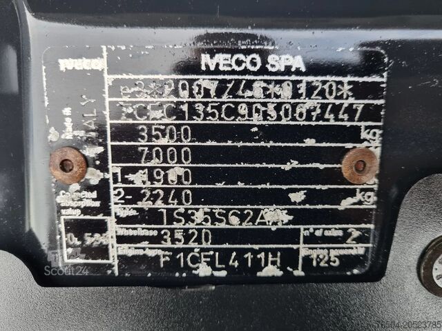 Gekoelde bakwagen Iveco Daily 35S17 3.0D Koelwagen TK V300MAX st 230V +...