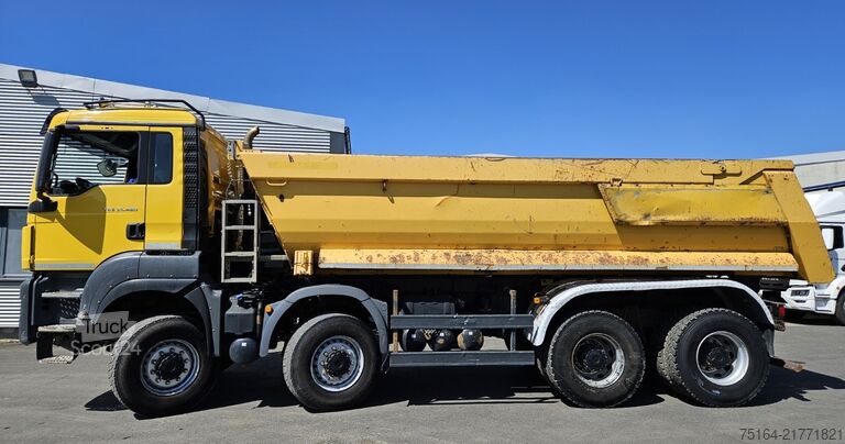 Camion benne MAN TGS 35.480 8x6 BB hydr. Heckklappe