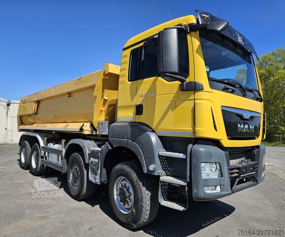 Camion benne MAN TGS 35.480 8x6 BB hydr. Heckklappe