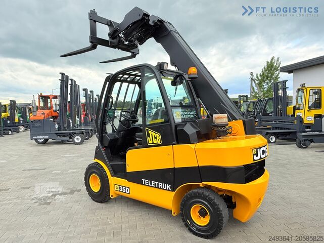 ładowarka teleskopowa JCB TLT35D / DIESEL / CAB / NEW TYRES / 4450