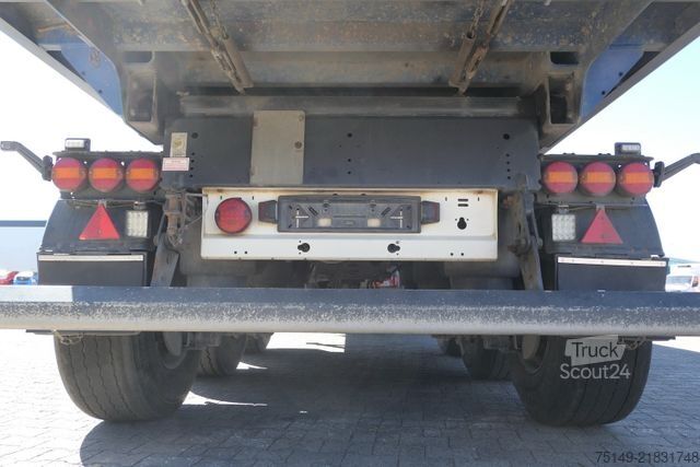 Damperli yarı römork LANGENDORF SKA 24/30, Alu, 25, Edscha, Luft-Lift, BPW