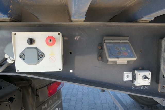 Damperli yarı römork LANGENDORF SKA 24/30, Alu, 25, Edscha, Luft-Lift, BPW