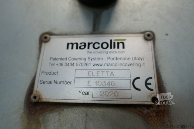 Damperli yarı römork LANGENDORF SKA 24/30, Alu, 25, Edscha, Luft-Lift, BPW