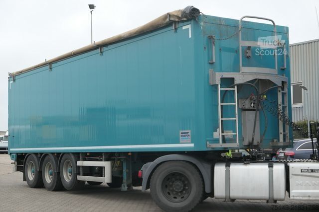 Walking floor semitrailer KNAPEN K 200, 61m³, 6mm Boden, Funk, Alu-Chassis