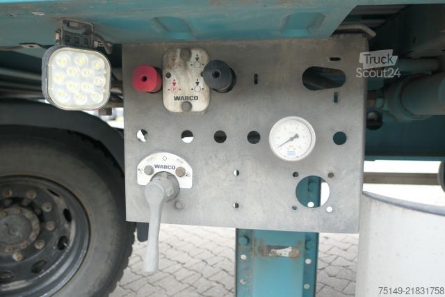 Walking floor semitrailer KNAPEN K 200, 61m³, 6mm Boden, Funk, Alu-Chassis