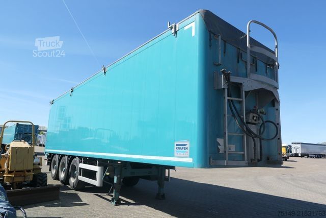 Walking floor semitrailer KNAPEN K 200, 61m³, 6mm Boden, Agrar, Luft-Lift, BPW