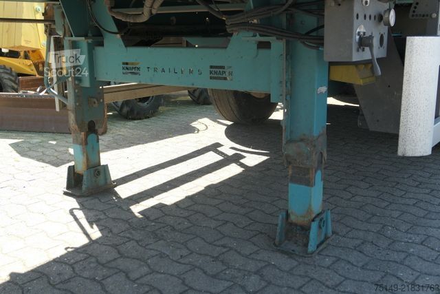 Walking floor semitrailer KNAPEN K 200, 61m³, 6mm Boden, Agrar, Luft-Lift, BPW