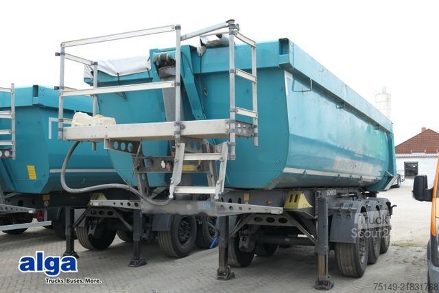 Kiperska poluprikolica SCHMITZ CARGOBULL SKI 24 SL 7.2, Stahl, 25m³, Luft-Lift, Rollplane