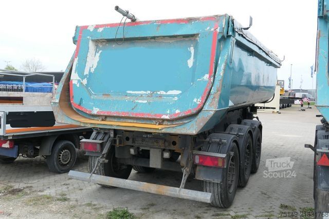 Kiperska poluprikolica SCHMITZ CARGOBULL SKI 24 SL 7.2, Stahl, 25m³, Luft-Lift, Rollplane